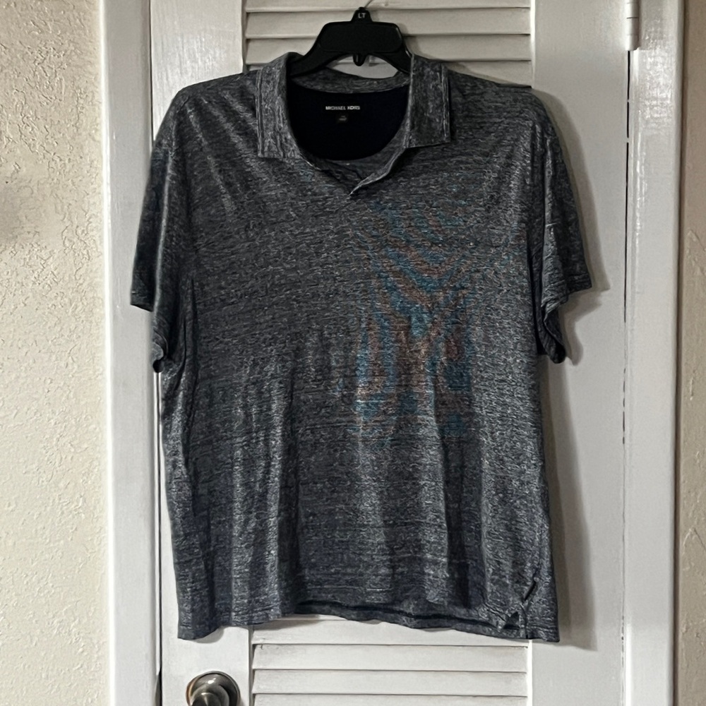Michael Kors gray polo shirt
